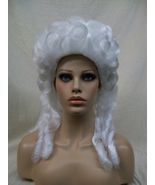 White Baroque Wig Marie Antoinette Colonial Victorian Lady Dame Medieval... - $541.94 MXN