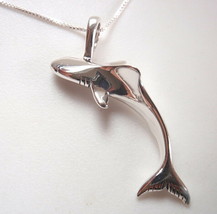 Lurking Shark Necklace 925 Sterling Corona Sun Jewelry - £35.96 GBP