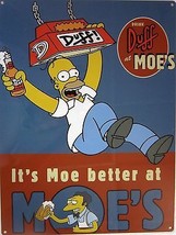 Duff at Moe&#39;s Metal Sign - £23.52 GBP