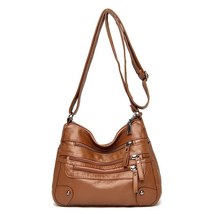 2022 New Women Soft Leather Shoulder Bags Casual Crossbody Handbags For Female H - £19.61 GBP