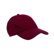 Time And Tru Women&#39;s Flannel Baseball Cap Bordeaux Wine Color NEW - £8.77 GBP