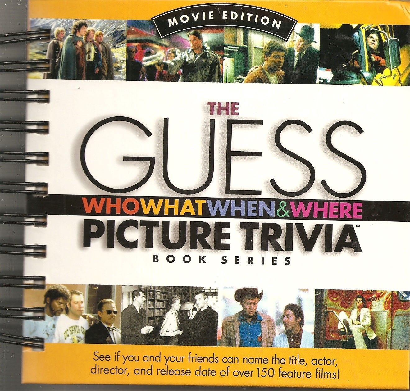 Guess Who What When & Where Picture Trivia Book Series: Movie Edition Cutler, Da - $10.50