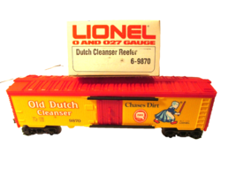 Lionel 6-9870 Dutch Cleanser Reefer Car Boxed 0/027 L/N - H1C - $18.00