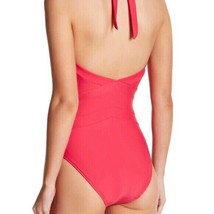 Ted Baker NWT $129 Ralinda Triangle Cut Outs Swimsuit in Bright Pink US Size 2 - £27.54 GBP