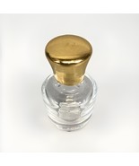 Vintage Glass Perfume Bottle FIGURINE with Gold Top - 2.5”H - $281.95 MXN