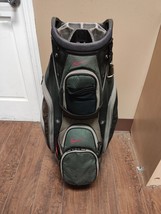 Nike 14 Divider Golf Cart Bag Grey/Black/Red - £87.75 GBP