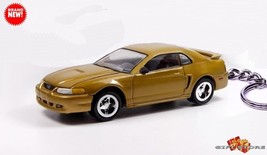 Rare Key Chain Gold 2000/2001/2002/2003/2004 Ford Mustang GT/5.0 Limited Edition - $58.98