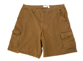 Covington Cargo Shorts Mens Size 44 Brown Workwear Rugged Heavy Duty Cotton - $19.77