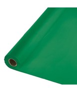 Creative Converting Roll Plastic Table Cover, Emerald Green , 100&#39; x 40&quot; - - $32.91