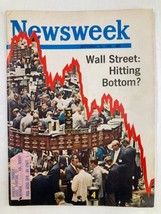 VTG Newsweek Magazine September 12 1966 Wall Street Hitting Bottom? - £11.35 GBP