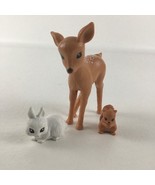 Barbie Animal Rescuer Woodland Forest Care Figures Deer Rabbit Lot Matte... - $27.01 CAD