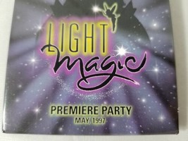 Disneyland Light Magic Parade Premiere Party Pin Vintage 1997 Rectangle - $10.38