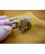 Y-PIG-ST-25) PIG tan red carving baby pigs piglet SOAPSTONE PERU FIGURIN... - $165.19 MXN