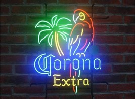 New Corona Extra Parrot Palm Tree Neon  Sign 20&quot;x16&quot;  - £124.14 GBP