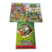 Lot of 3 Plants vs. Zombies Books Graphic Novels - Bully for You, Petal to the M - £10.05 GBP
