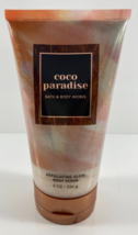 NEW Bath &amp; Body Works Exfoliating Glow Body Scrub Coco Paradise 8 oz - £14.18 GBP