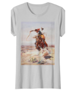 Cowgirl Kim Cowboy and Bucking Horse Tee - £19.61 GBP