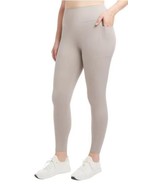 Danskin Womens Leggings Brown High-Rise Pockets Moisture Wicking Lightwe... - $50.75 CAD