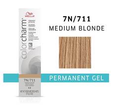 Wella Colorcharm Gel Permanent Hair Color -7N / 711 Medium Blonde