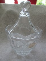 Fifth Avenue Crystal, lead crystal, FIF11, 1993 hearts, candy or powder dish - £22.54 GBP