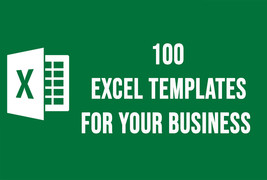 100 Excel templates for every small business owner - £3.90 GBP