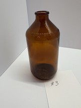 Brown Beer Vintage Embossed Brown Bottle 12 oz    (PH 3) - €10,00 EUR