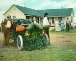 Vtg Cartolina 1910s a House IN Texas Antico Auto Mulino a Vento Texas No... - $19.40