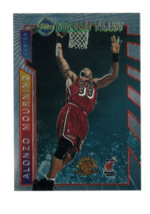 1996-97 Topps Mystery Finest Borderless Alonzo Mourning #M10 Miami Heat NBA NM - £2.73 GBP
