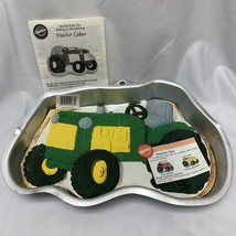 Vintage Wilton TRACTOR Cake Pan 2105-2063 Baking Instructions 2002 Aluminum - $11.64