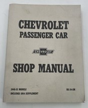 Chevrolet Passenger Car Shop Service Manual RS-34-SM 1949-1953 Models Re... - £15.14 GBP