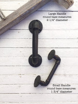 Small Iron Pull, Industrial Home Decor - $9.00