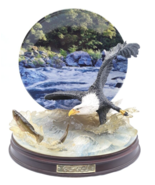 Bradford Exchange &quot; Air Raid &quot; Eagle &amp; Trout - Force Of Nature Plate &amp; S... - £11.76 GBP