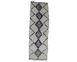 SMALL MOROCCAN RUG - vintage rug- beni ouarin crapet - berber rug boho moroccan  - £202.43 GBP