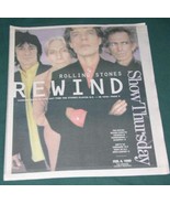 THE ROLLIN STONES SHOW NEWSPAPER SUPPLEMENT VINTAGE 1999 MICK JAGGER - €21,44 EUR