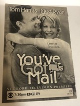 You’ve Got Mail TV guide Vintage Print Ad Tom Hanks Meg Ryan Dave Chapelle Tpa3 - $5.93