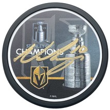 Nicolas Roy Autographed Stanley Cup Vegas Golden Knights Hockey Puck COA... - $79.95