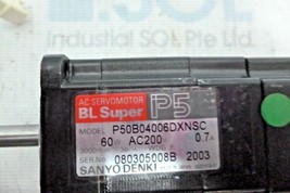 Sanyo Denki P50B04006DXNSC BL Super P5 AC Servo Motor - £258.92 GBP