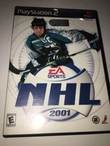NHL 2001 Sony Playstation 2 PS2 Video Game Complete - £5.53 GBP