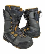 Nitro Snowboard Boots Size 9 Thunder TLS 773 Black Snowboarding Shoes - $230.78 CAD