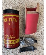 Vintage Fix Titel Rubber Tire Repait Kit Can with Contents Universal Che... - £9.33 GBP