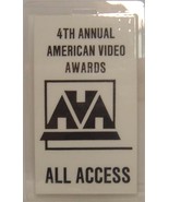 JOHNNY CASH / GLEN CAMPBELL + 1977 ORIGINAL LAMINATE AMERICAN VIDEO AWAR... - $25.00