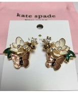 Kate Spade New York Crystal Garden Stud Earrings w/ KS Dust Bag New - $67.01 CAD