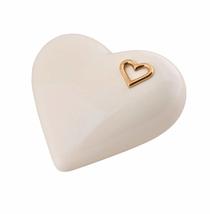 Gregspol Ltd Elegant Heart Shaped Ceramic Cremation urn for Ashes.Unique Memoria - £147.06 GBP