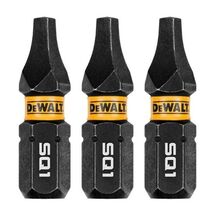 DeWalt FlexTorq Square #1 X 1 in. L Impact Driver Bit Set Steel 3 pc - $9.95