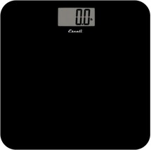 Escali Digital Glass Bath Scale For Body Weight, Black,, Battery Included. - $42.97