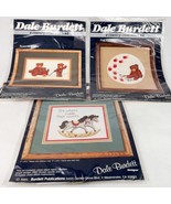 Vintage Lot 3 Dale Burdett Counted Cross Stitch Kits Horses Bears New - £22.82 GBP