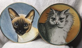 2 Vtg 70’s Cat Series by Venetian Flair Made in Italy Siamese #311 Persian #1582 - £47.18 GBP