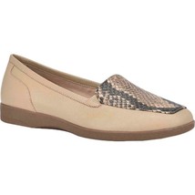 Easy Spirit Women&#39;s Devitt Leather Loafers  $89 Taupe - US Size 8 1/2 - £21.36 GBP