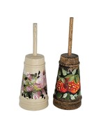 Vintage Dollhouse Miniature Butter Churn Set Hand Painted Artist Signed ... - £39.00 GBP