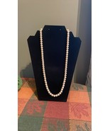Vintage Majorica Simulated Pearl Necklace 8ml, 23 &quot; with Original Box an... - $59.99